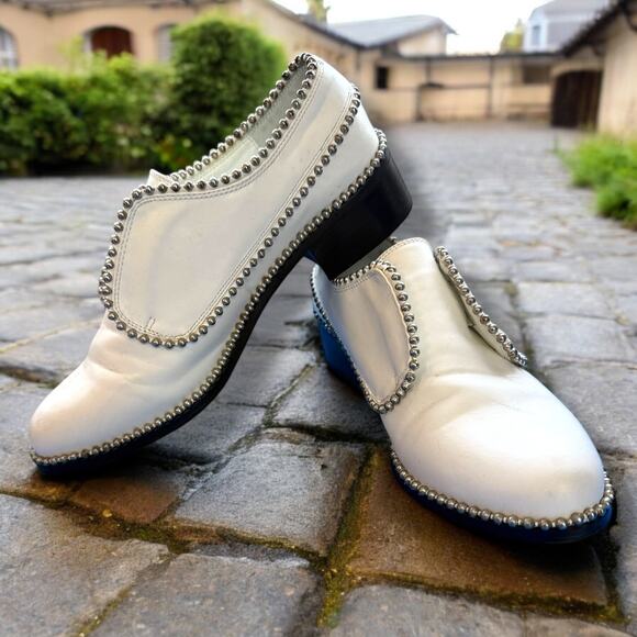 Matisse Shoes - Matisse Alexa Studded Laceless Derby Vegan Leather Oxford Shoes RARE